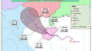 第4号台风“木恩”在海南省万宁市和乐镇沿海登陆