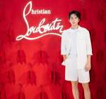 演员张新成、刘些宁亮相Christian Louboutin路铂廷成都红底限时体验空间