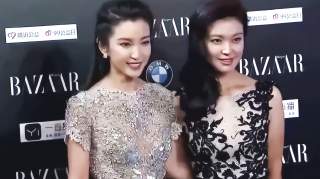 太美了！李冰冰与动物合影尽显野性美