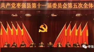 中国共产党枣强县第十一届委员会第五次全体会议召开