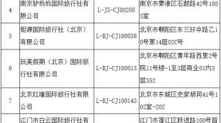 文化和旅游部关于取消旅行社经营出境旅游业务、注销旅行社业务的公告