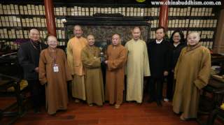 台湾中华人间佛教联合总会“禅宗阅读之旅”代表团访问大陆