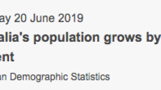 统计局公布澳大利亚人口增长率为1.6%