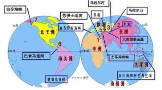 地图看世界；澳大利亚地跨大洋洲和亚洲