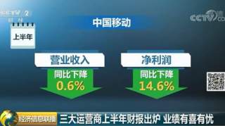 日赚4个亿？！三大运营商上半年财报出炉，你贡献了多少？