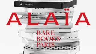 ALAÏA携手Rare Books Paris珍本书店开启限时售书活动