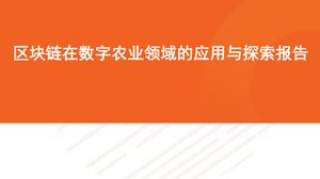 区块链在数字农业领域：2025年我国农业数字经济达1.3万亿元（可下载）