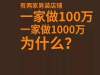 有两家男装店，一家做100万，一家做1000万，为什么？抖音小助手