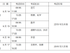 中考省统考科目具体时间安排出炉