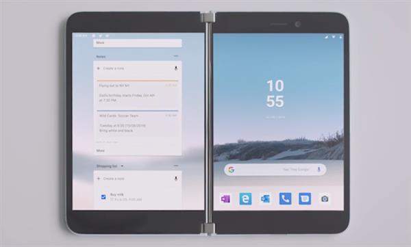 粉丝设计SurfaceDuo运行Windows