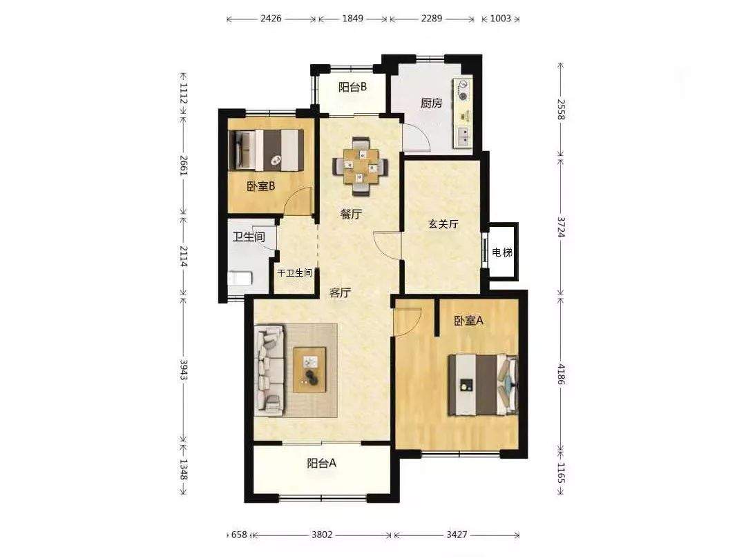 【粉丝房源】15号线/宝山南大/美诗邸/95㎡/530万/精装交付