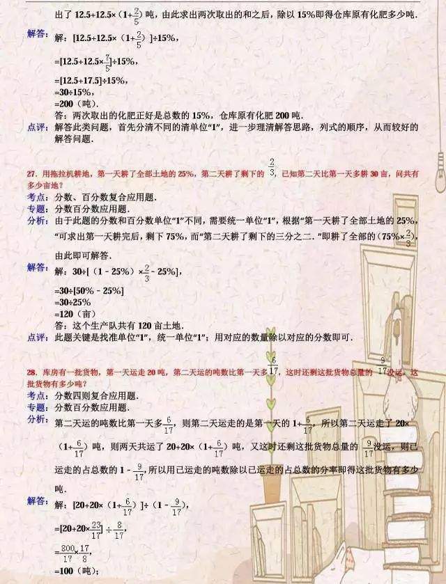 454. 这50道小学数学易错题，你中招了吗？