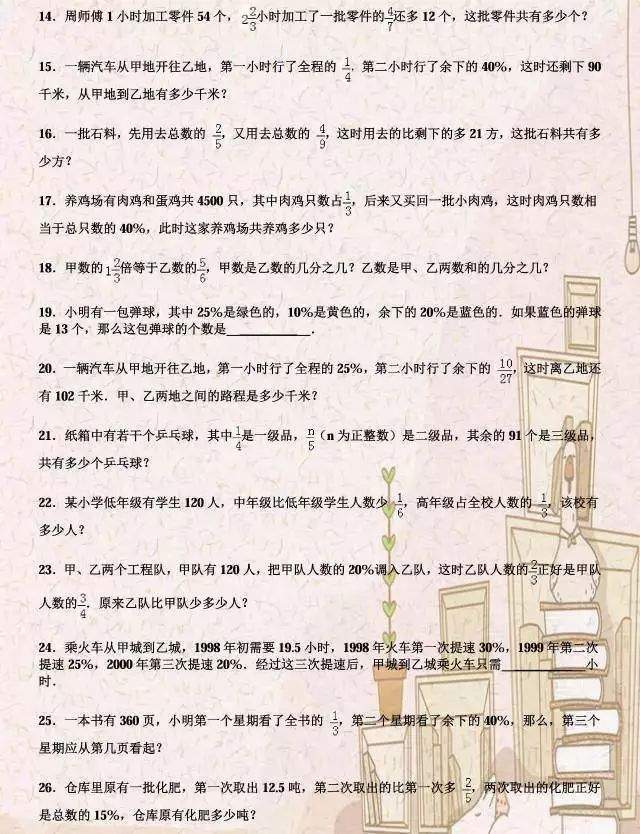 454. 这50道小学数学易错题，你中招了吗？