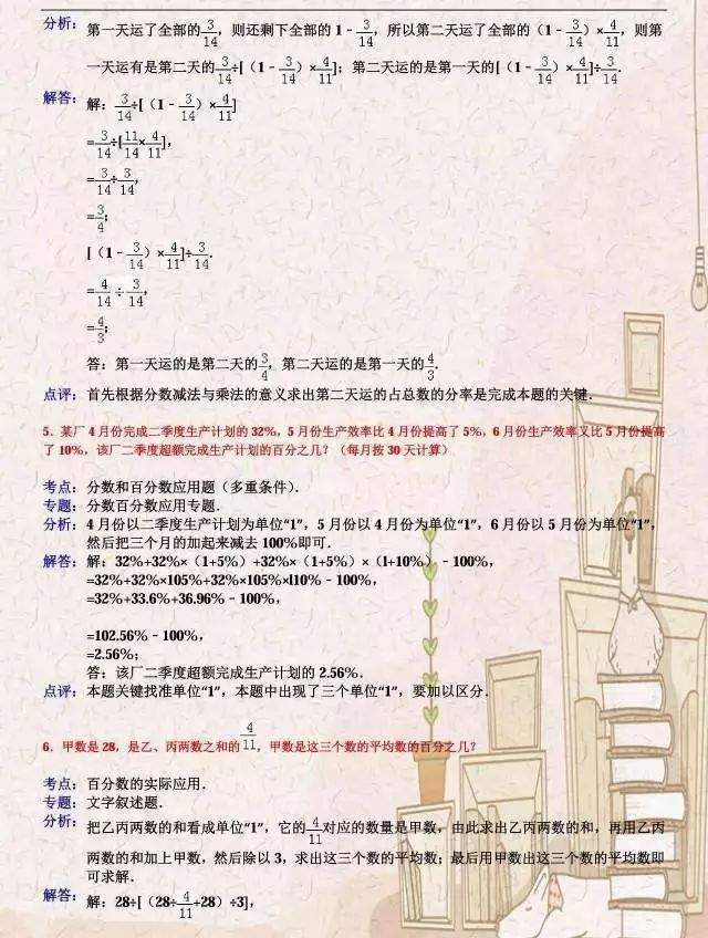 454. 这50道小学数学易错题，你中招了吗？