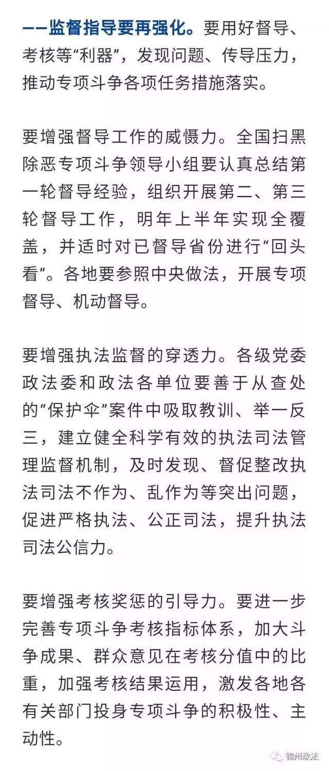 全国扫黑除恶专项斗争领导小组部署2019年扫黑除恶专项斗争