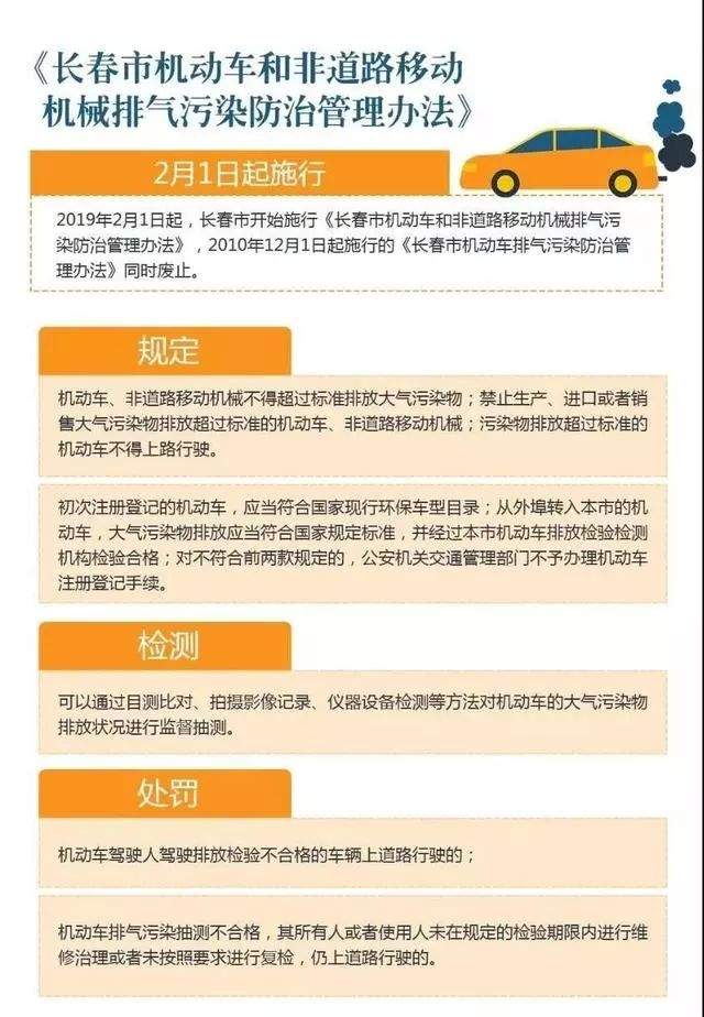 长春排气污染防治管理办法2月施行，这种车上路就罚