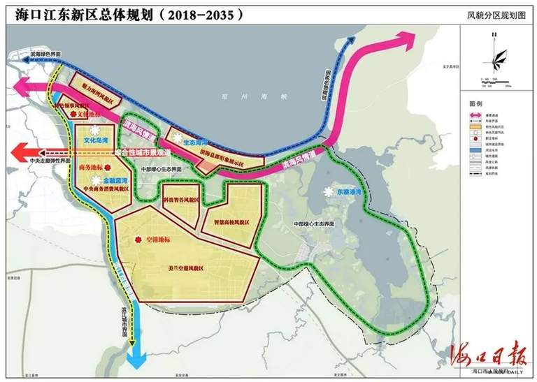 重磅！海口江东新区总体规划（2018-2035）出炉，开始公示