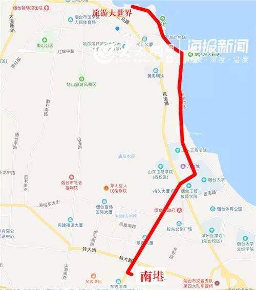 坐着公交去赏灯 烟台公交开通元宵节灯光秀观光路线