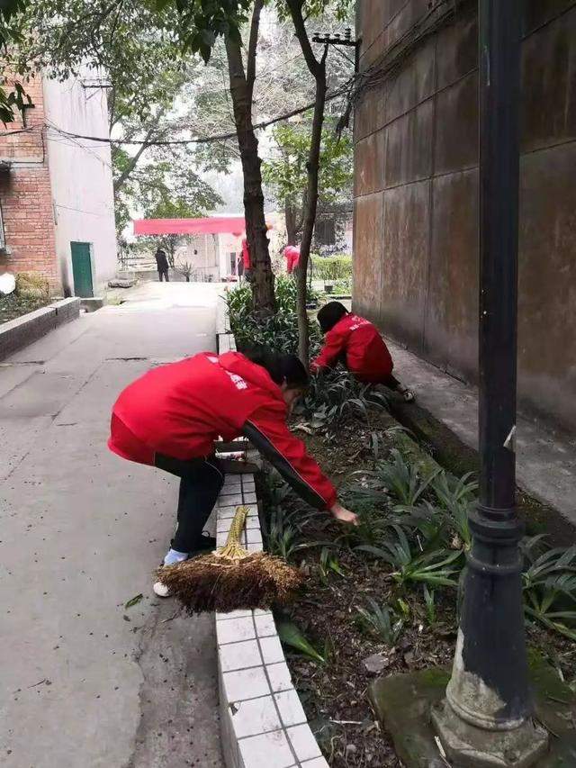 【微观校园】隆昌一中学雷锋日活动纪实