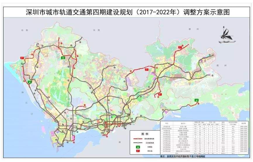 今明两年深圳将有8条线、117公里的地铁要开通！快看看有没有经过你家~