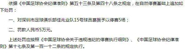 乱世用重典!中超新赛季最大罚单出炉 两将同时停赛6场