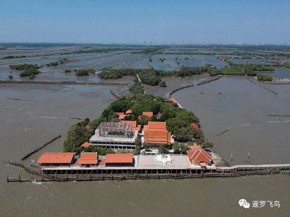 泰国漂浮寺庙孤悬海上 住持坚守遭侵蚀海岸线