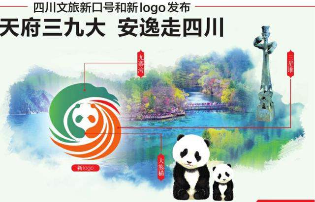 四川文旅新口号和新logo发布：天府三九大安逸走四川