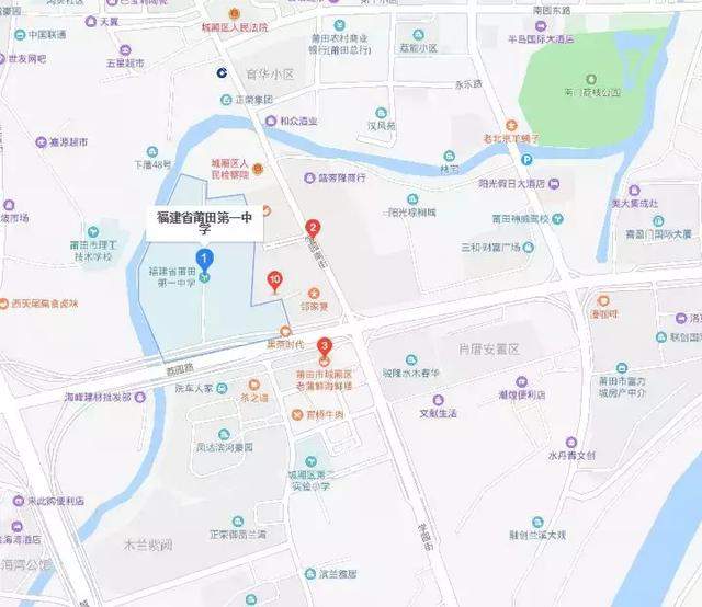 【省考攻略】2019莆田省考考场分布及美食路线图！