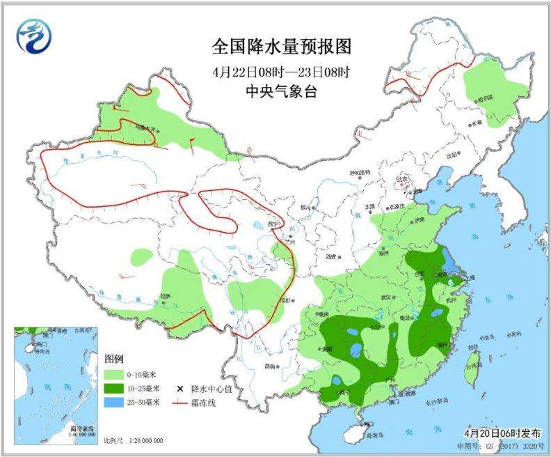 暴雨蓝色预警继续发布：四川广东等地有强降雨