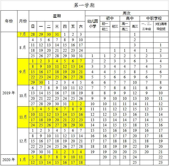 【便民资讯】定了！鄂尔多斯中小学2019年暑假放假、秋季开学时间确定！