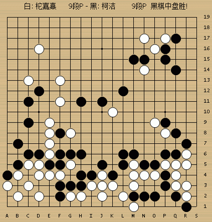 动图棋谱-棋圣战柯洁胜柁嘉熹 许嘉阳胜辜梓豪