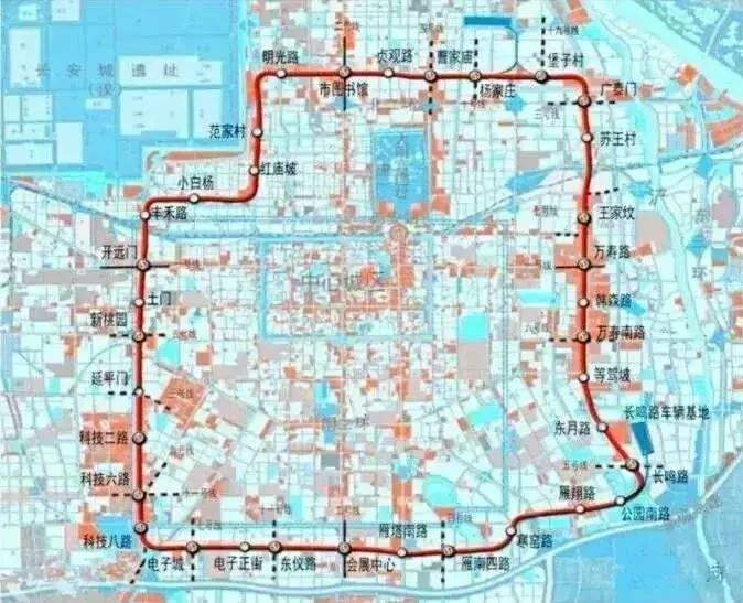 2019年到2024年，西安规划建设这些地铁线路，8号线也加入了！