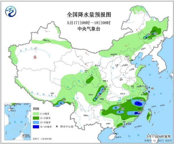 南方强降雨持续周末华北西北将“降火”