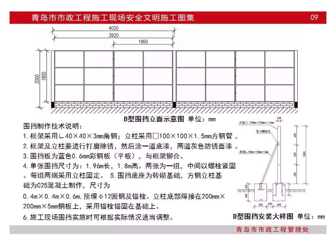 超百页|青岛市市政工程施工现场安全文明施工图集|PPT