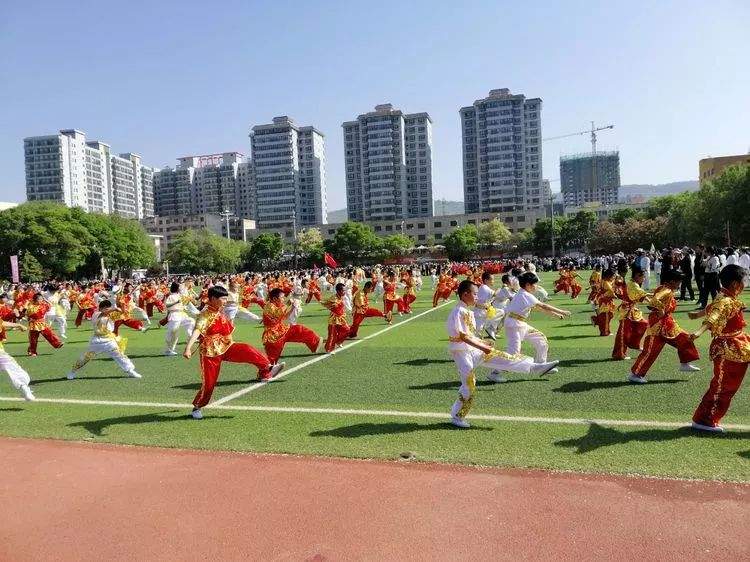 通渭县武术大赛开幕