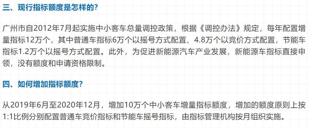 【重磅】广深放宽汽车摇号竞拍指标！一图读懂分配方式！