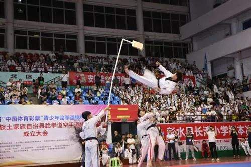 2019重庆彭水自治县首届青少年跆拳道锦标赛开幕