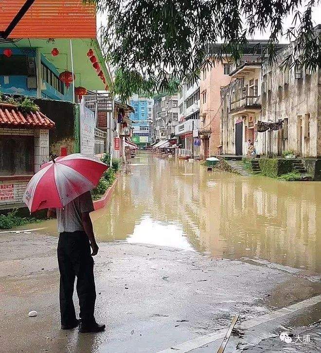 高陂又水浸街了...预计再超警戒水位!