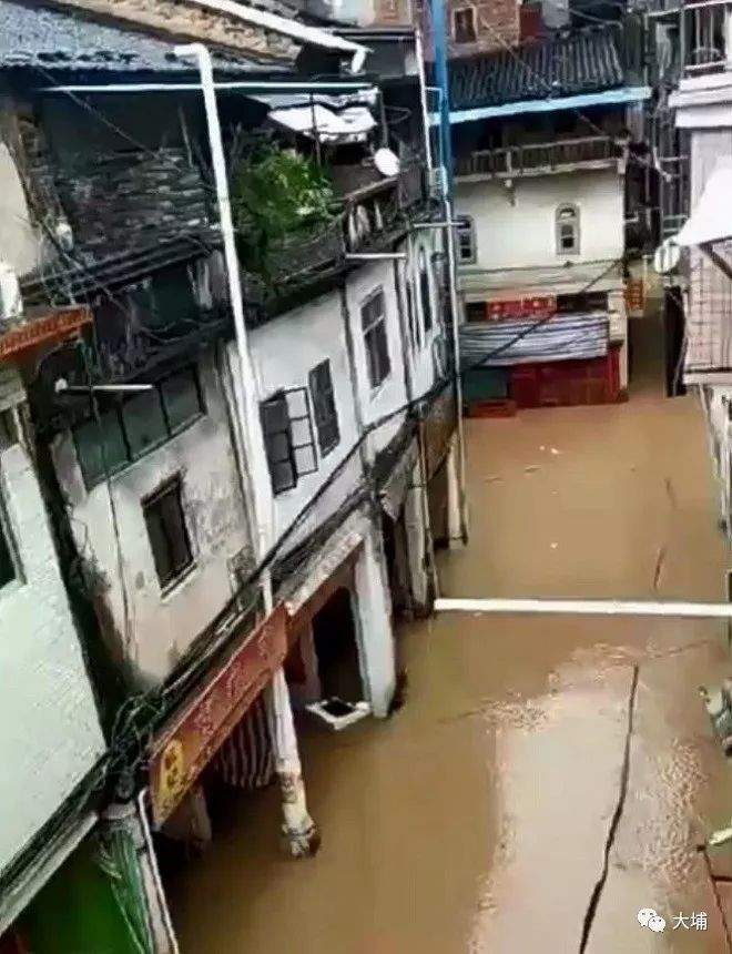 高陂又水浸街了...预计再超警戒水位!