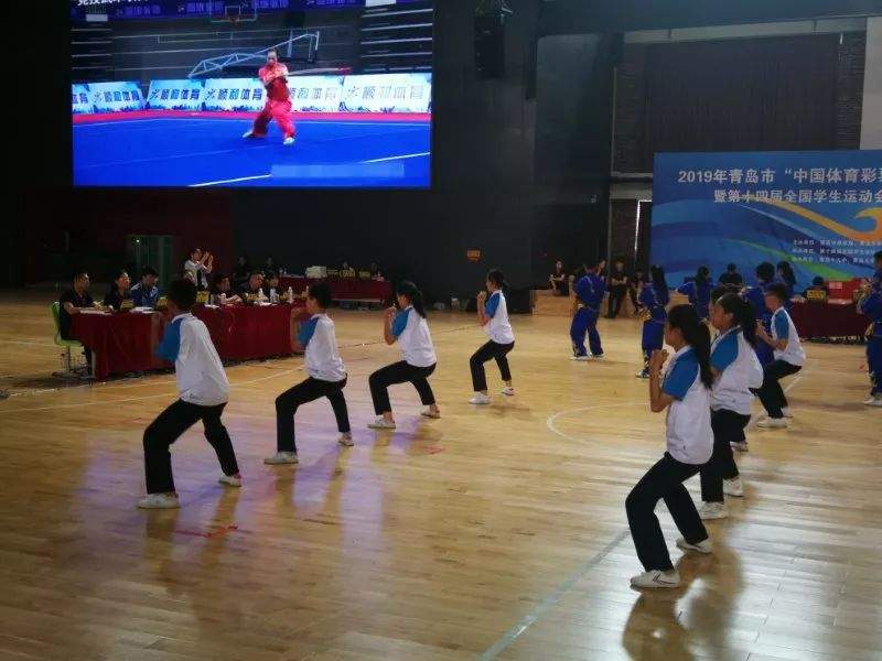 喜报！我市学校在青岛市中小学生体育联赛暨第十四届全国学生运动会测试赛武术表演比赛中再创佳绩！