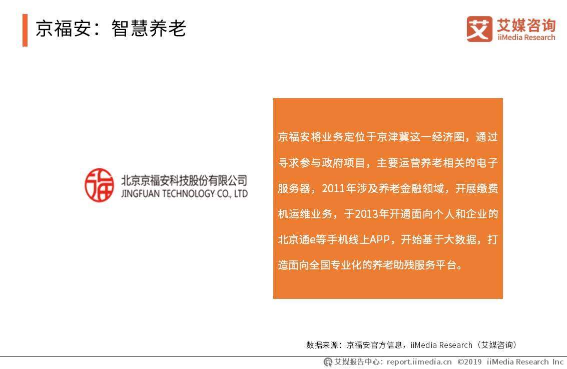 艾媒报告 |2019中国养老产业典型商业模式案例分析报告