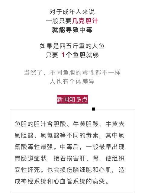 比砒霜还毒！吃了鱼身上这部位，阿姨险丧命！咸宁人常吃的四种鱼都有