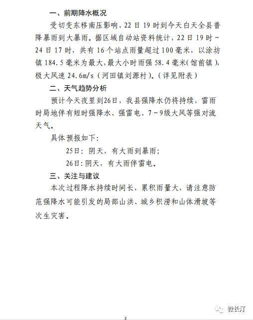 防汛关注丨长汀强降雨持续 全县地质灾害风险高！注意防范为先！全县防御强降雨工作视频会部署……