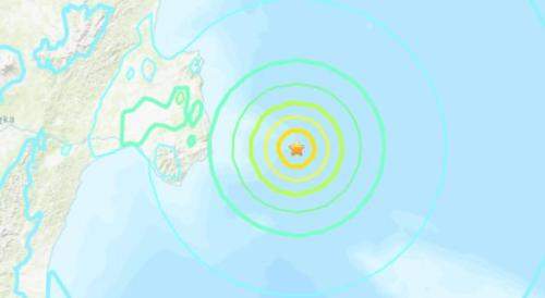 俄罗斯东部附近海域发生6.3级地震 震源深10公里