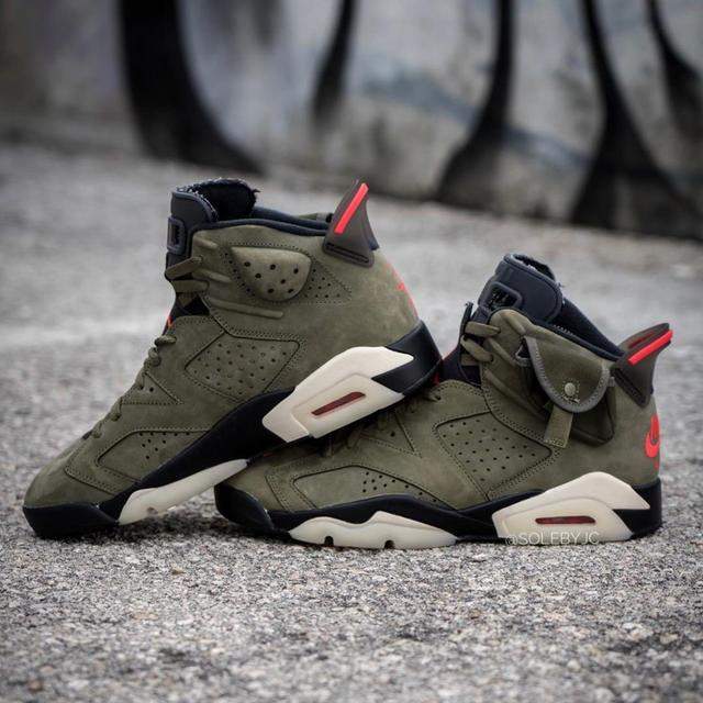 离发售不远了？Travis Scott x Air Jordan 6联乘全貌细节大赏