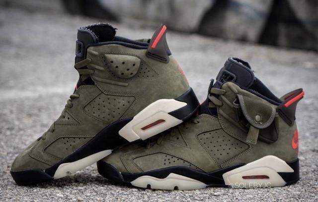 离发售不远了？Travis Scott x Air Jordan 6联乘全貌细节大赏