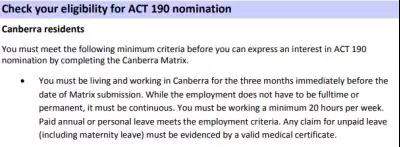 澳洲首都移民政策下调难度！住满3个月就能申请！7月1号起正式实施