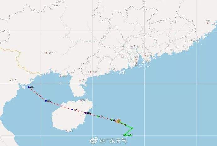 准4号台风或将登陆粤西 成为今年首个登陆我国台风