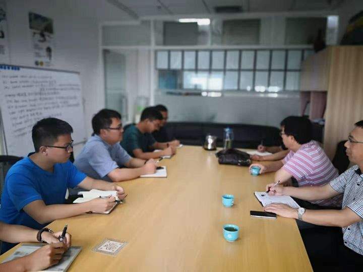 航空学院孙长江副院长一行回访中山飞旋天行航空科技有限公司