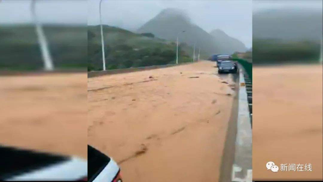 桂北多地被淹，广西19条公路因强降雨交通中断...暴雨还将持续！